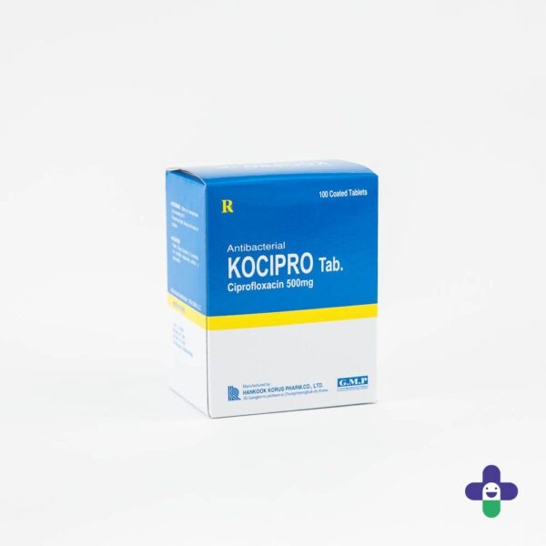 Коципро 500мг №100, шахмал - Hankook Korus Nonbrend - эм /Ципрофлоксацин 500мг/